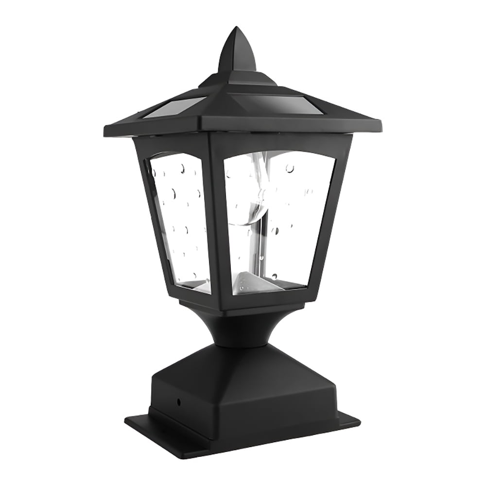 Kanstar 2 pack Solar Post Cap Lights for 4x4 Wood Posts, Waterproof LED Deck Lights for Fence & Patio