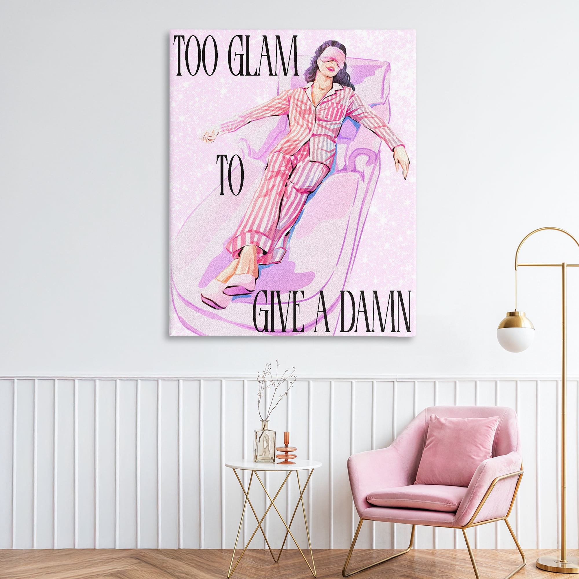 Stupell Industries To Glam To Care Canvas Wall Art, design by Ziwei Li