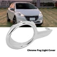 thumbnail image 3 of Premium Plated Fog Light Cover High Strength ABS Plastic Front Bumper Fog Lamp Bezel Replacement for 208 2012 2018, 3 of 7