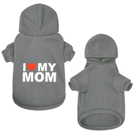 Dog Sweater Dog Hoodie Cold Weather Dog Coat Hooded Sweatshirt for Puppies,Cats, Small Medium Large Dogs MOM