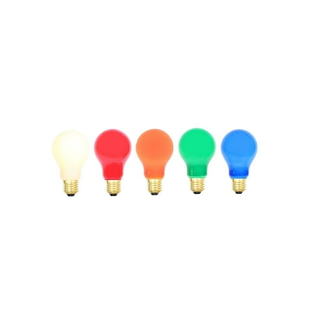 75w 130v A19 Medium Base Vickerman 157879 - Multi Ceramic Med Base 130V 25 Watt Bulbs (V482520) A19 Light Bulb ()