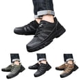 thumbnail image 5 of NOKIO Men's Hiking Shoes Wate𝗋proof Non-S𝗅ip Outdoor Sneakers Breathable Wide Width Sport Shoes Mid Top 𝖫a𝖼e Up Athlet𝗂c Shoes for Camping Climbing Backpacking Running for Back to College, 5 of 9