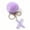 X #t86, variant on Japceit 26 Letter Purple Velvet Ball Pendant, Alphabet Keychain and Backpack Small Pendant, Holiday Gift Accessory for Bag, Keys, and Decorative Charm