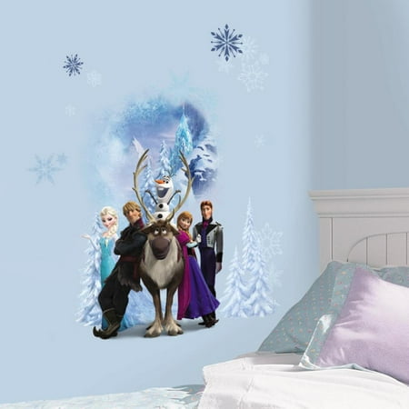 RoomMates Disney Frozen Character Winter Burst Peel and Stick Giant Wall Decals