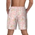 thumbnail image 4 of Uemuo Easter Bunny Pattern Mens Swim Trunks Quick Dry Board Shorts with Mesh Lining, Stretch Beach Shorts Quick Dry No-Chafing Board Shorts-XX-Large, 4 of 9