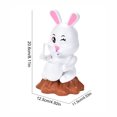 thumbnail image 3 of QIPOPIQ Little White Rabbit Automatic Bubble Machine Toy With Music And Light Diy Painted Rabbit Blowing Bubbles (Without Batteries), 3 of 8