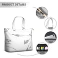thumbnail image 2 of 22 Inch Oversized Travel Bag Lightweight Canvas Weekender Duffel with Multi Pockets, Animal Print, 2 of 5
