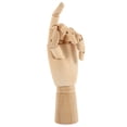 thumbnail image 1 of HINTRMENT 1Pcs Wooden Puppet Hand Model Beige Hand Sculpture Decor Movable For Home Decor, 1 of 6