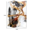 thumbnail image 5 of 72 Inch 3 Panel Canvas Room Divider with Splash Print,Multicolor- Saltoro Sherpi, 5 of 5