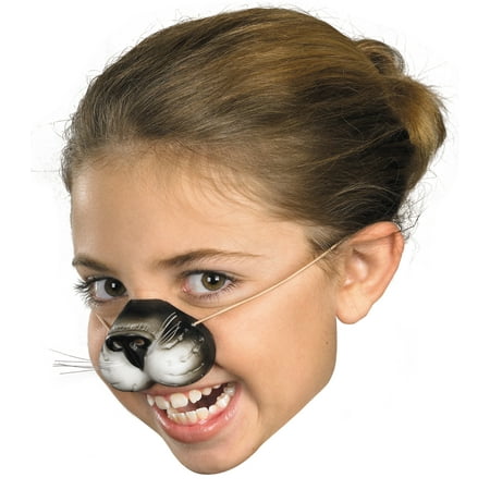 Black Cat Nose with Elastic Adult Halloween Accessory