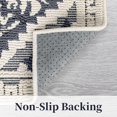 thumbnail image 6 of Tzou Large Vintage Boho Area Rugs 9'x12' for Living Room Nursery Room, Low Pile Medallion Carpet, 6 of 7