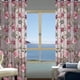 thumbnail image 3 of Paneles de cortina transparentes de peonía 2-Pack | Cortinas de ventana de puerta de vidrio con encaje colgante, Voile transparente, 39.37x78.74 pulgadas | Decoración de dormitorio elegante,, 3 of 5