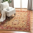 thumbnail image 2 of SAFAVIEH Mahal Bentley Oriental Area Rug, Beige/Red, 6'7" x 6'7" Square, 2 of 8