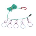 thumbnail image 1 of Candado de pesca de acero inoxidable resistente de 16 pies con accesorio de equipo de pesca de 5 hebillas, 1 of 5
