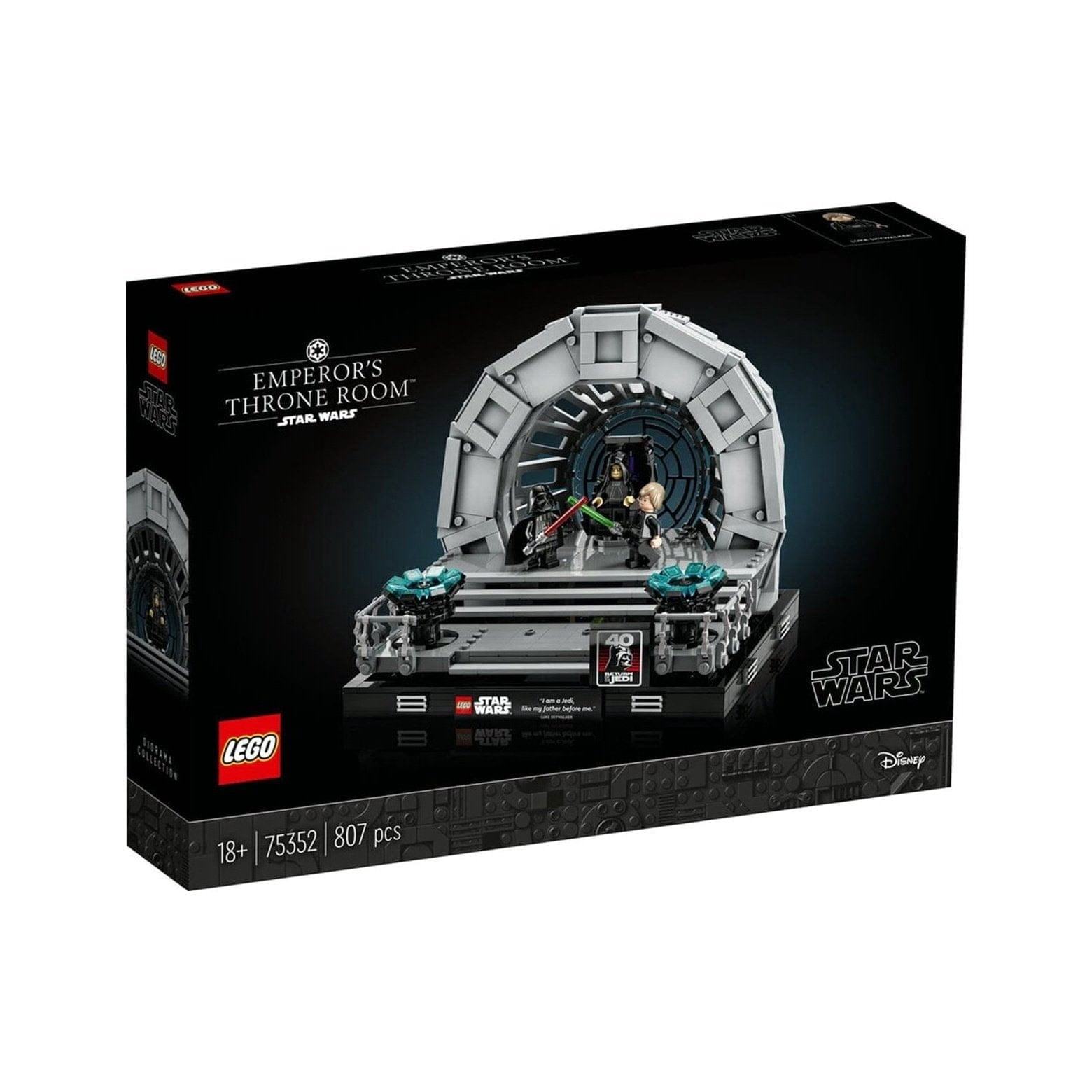Lego Star Wars Emperor's Throne Room Diorama 75352