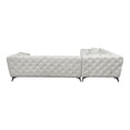 thumbnail image 5 of ACME Atronia Fabric Upholstered Tufted Sectional Sofa with 4 Pillows in Beige, 5 of 7