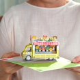 thumbnail image 5 of Paper Love Flower Truck 3D Pop Up Greeting Card, Gift for Birthday, Wedding, Anniversary, Thank You, Get Well, All Occasion or Just Because - 5" x 7" Cover - Includes Envelope and Note Tag, 5 of 8