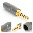 thumbnail image 1 of Reemplazo de enchufe de salida balanceada de 5 polos y 4,4 mm para auriculares Sony/Furutech, color negro, 1 of 12