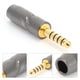 thumbnail image 1 of Enchufe equilibrado, 4,4 mm, 5 polos, enchufe equilibrado para auriculares, diseño a prueba de futuro, 1 of 8