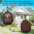 thumbnail image 5 of Large Wind Chimes Outside Deep Tone 42" Memorial Wind Chimes for Loss of a Loved one,Big Sympathy Wind Chimes Outdoor Decor for Your Garden,Yard and Patio, 5 of 7