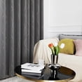 thumbnail image 4 of HTOOQ Curtains for Living Room 84 Inch Long - Grey and Gold Curtains with Pattern, Window Curtains and Drapes for Bedroom (52W x 84L Inch, Grey, 2 Panels), 4 of 8
