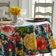 The Pioneer Woman Fiona Floral Tablecloth, 70" Round, Multicolor