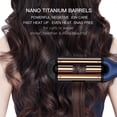 thumbnail image 2 of MIRACOMB Plancha de titanio de ondulación profunda, tecnología de iones, ajustes de calor digitales, apagado automático, doble voltaje (12,2 pulgadas, cabello ondulado, ondulador de cabello), 2 of 5