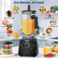 thumbnail image 4 of PRASKY 2 en 1 Profesional de Encimera Blender 96oz Gran Capacidad 1000W Blender para Batidos Fruta, 4 of 9