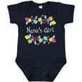 thumbnail image 3 of Inktastic Nanas Girl Bright Flowers Girls Baby Bodysuit, 3 of 5