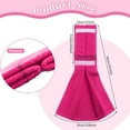 thumbnail image 2 of BlinkLLX 2 Pcs Cotton Sports Football Towel with Closure Pitching Football Sweat Towel for Sports Gym Men Women Accessories(Rose Red,Classic), 2 of 12