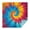 Colorful Rainbow Tie, variant on Colorful Rainbow Tie Dye Spiral Pattern Square Tablecloth,Waterproof Square Table Cover,Wipeable Spillproof Washable Table Cover for Home Kitchen Party Decor 42"X42"(107x107cm)