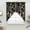 Black Pink, variant on Black Spring Floral Swag Curtains for Kitchen/Bedroom/Living Room, Elegant Pastoral Flowers Birds Retro Art Scalloped Curtains 63 Inch Long, Window Swag Topper Curtains Valances 2 Panels Set 36"x63"