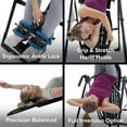 thumbnail image 3 of TEETER Steel Inversion Table with Comfort Cushion for Back Pain, Black, 3 of 10