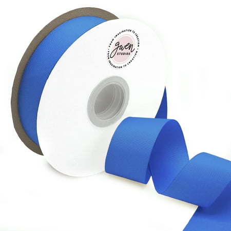 UPC: 0810056347833 | Polyester Royal Blue Grosgrain Ribbon  150  x 1.5  by Gwen Studios