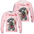 thumbnail image 3 of Happy Valentine's Day Cane Corso holding flowers All Over Print 3D Sweatshirt Unisex Merch Italian Mastiff Dog Lover Gifts Idea - 3005, 3 of 6