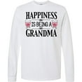 thumbnail image 3 of Inktastic Happiness is Being a Grandma with Butterflies Long Sleeve T-Shirt, 3 of 5