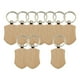 thumbnail image 3 of Llavero en blanco BLESIY 10 piezas madera 32x43mm Estilo B, 3 of 8