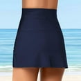 thumbnail image 5 of kamemir Baleaf Boyshort Swim Bottoms, Women's(Navy,L), 5 of 6