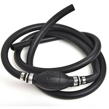 KingFurt  3/8" Marine Outboard Boat Motor Fuel Gas Hose Line Assembly with Primer Bulb Connector