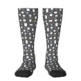 thumbnail image 1 of Fotbe Lovely Penguin Calcetas Divertidas Estampadas para Hombre y Mujer, Calcetas de Algodón hasta la Rodilla para Caminar, Correr, Enfermería y Embarazo, 1 of 6