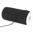 thumbnail image 1 of Sewing Elastic Band, Elastic Strap, High Elasticity Braided Stretch Strap For DIY Enthusiast Crafting Sewing DIY Sewing Craft Black, 1 of 8