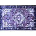 thumbnail image 1 of Ahgly Company Indoor Rectangle Persian Blue Traditional Area Rugs, 5' x 8', 1 of 4