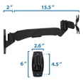 thumbnail image 5 of Mount-It! Single Monitor Wall Mount | Fits 13" to 24" Monitors | TAA Compliant | Black, 5 of 9