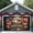 Multi2, variant on Patriotic Garage Door Cover Decorative - Bald Eagle American Flag God Bless America Banner Outdoor - Garage Buddy Door Cover for 4th of July Memorial Day Veterans Day Home Decor 8x7ft