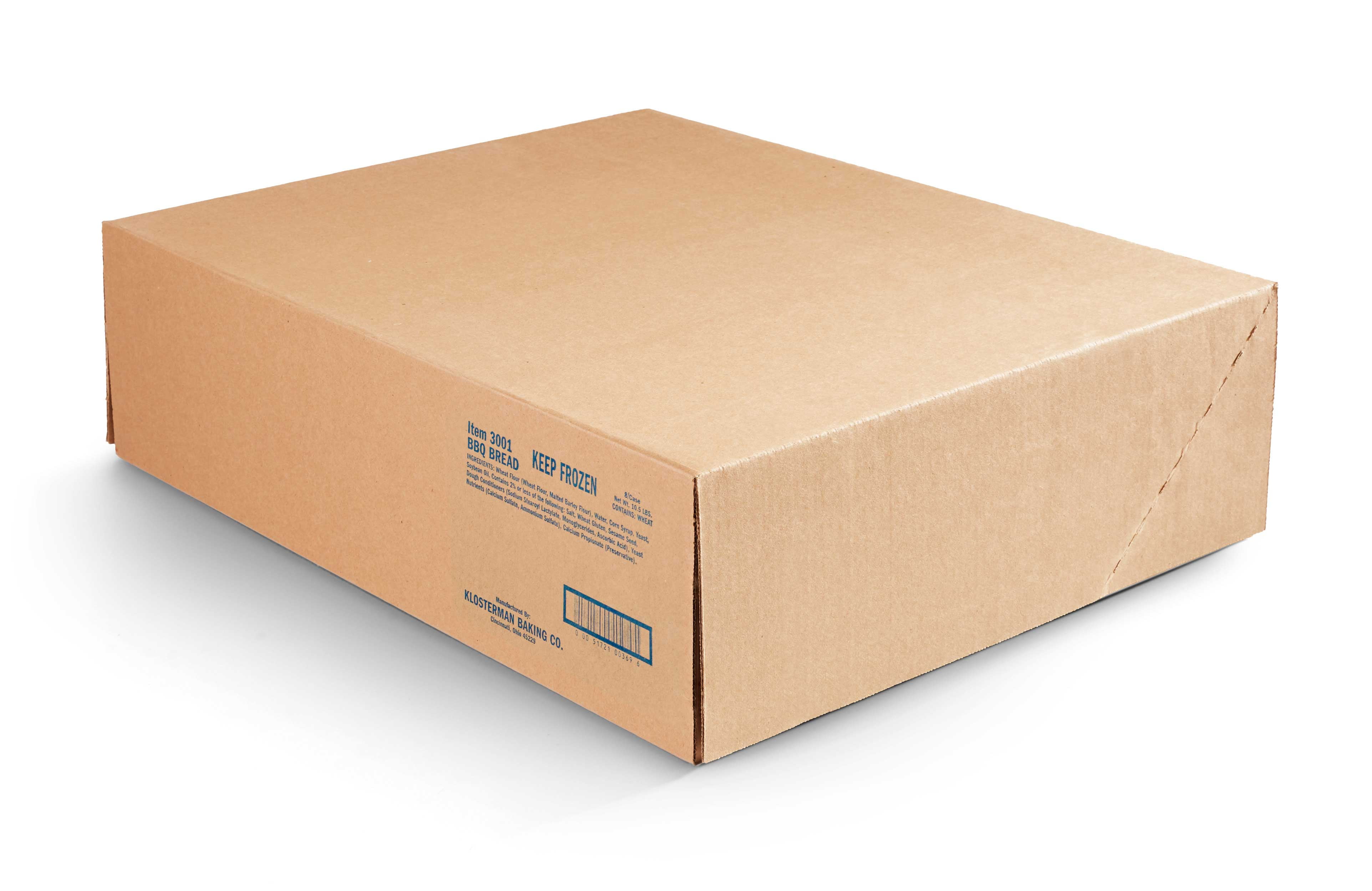 Klosterman BBQ Sesame Bread Loaves 8 per case.