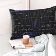thumbnail image 4 of Yiaed Mathematica Science Print Brushed Microfiber Envelope Pillowcases, Standard,Envelope Closure Pillow Cases(No pillow core)-16"x24", 4 of 6
