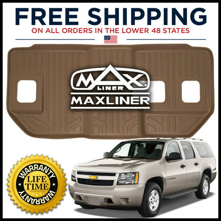 MAXFLOORMAT All Weather Custom Fit Floor Mats Liner Third Row Chevy SUV