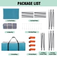 thumbnail image 4 of COBIZI 4-6-8 Person Family Camping Tent, 10x9FT, 210D Oxford Waterproof PU2000mm, Fire Resistant, Mesh Windows,Blue, 4 of 8