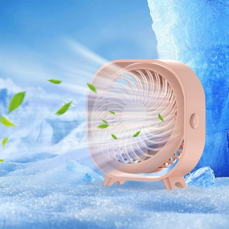 

Fanshiluo Rechargeable Desktop Fan Portable Office Student Dormitory Home Mini Silent Fan