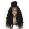 thumbnail image 3 of Deep Wave Dentelle Perruques Frontales, 14 Pouces Courte Ondulée Perruques Perruques de Cheveux Design Exquis, 3 of 8